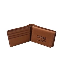 Billetera Stone cuero